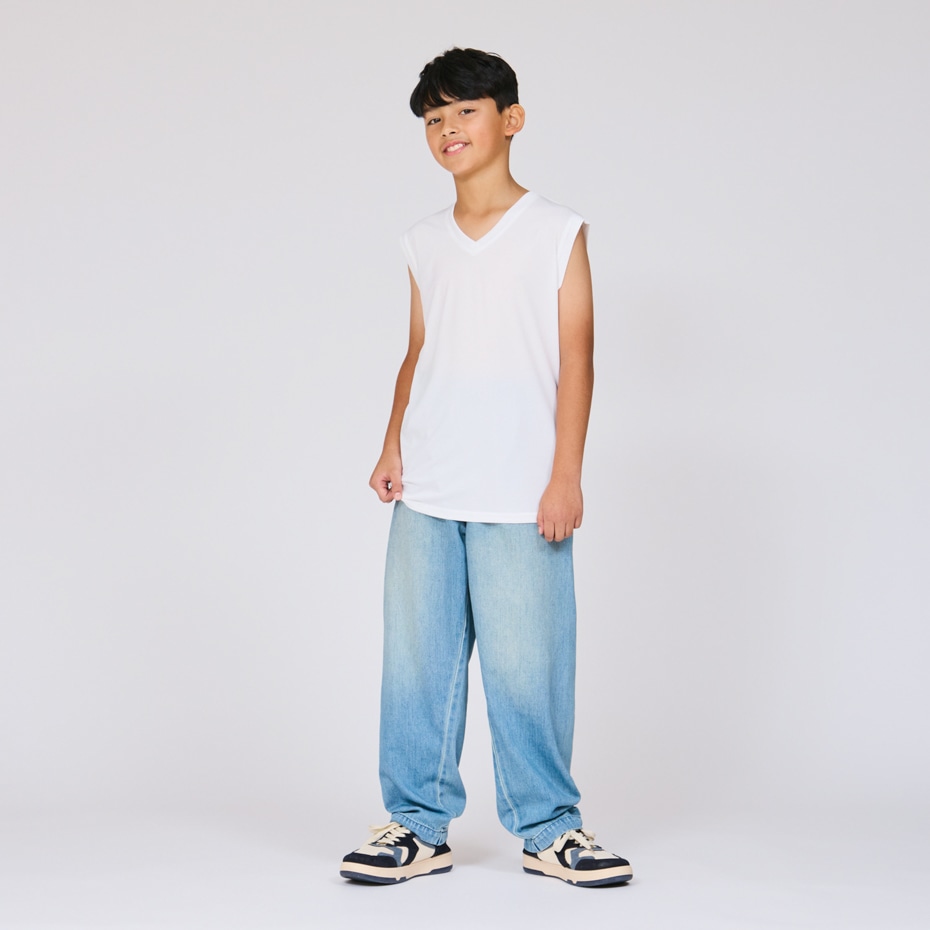 �L�b�Y �y2���g�z Hanes MOVES �X�N�G�A���b�V�� �X���[�u���XT�V���c 26SS �w�C���Y(HB3ED701)