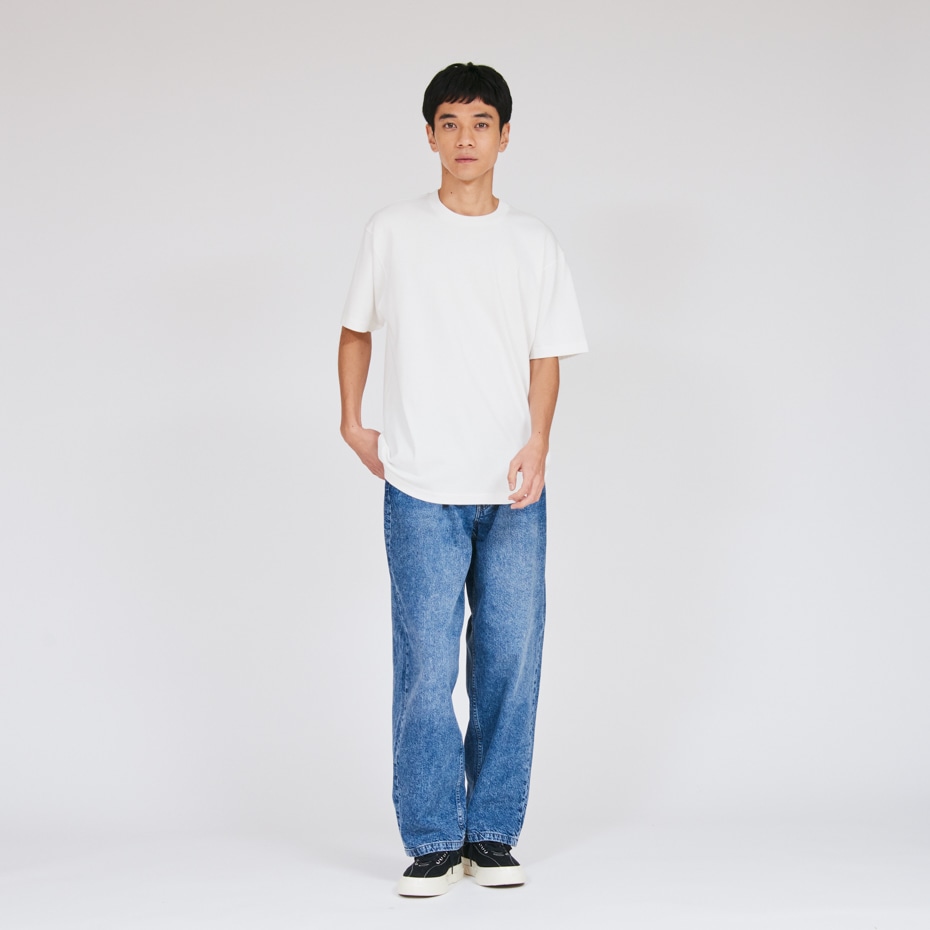 2���g Hanes T-SHIRTS SHIRO/KURO �N���[�l�b�NT�V���c 26SS �w�C���Y(HM1-D703)