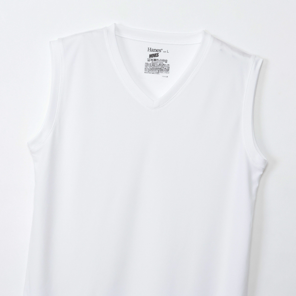 �傫���T�C�Y 2P Hanes MOVES �X�N�G�A���b�V�� �X���[�u���XT�V���c 26SS �w�C���Y(HM3ED701)