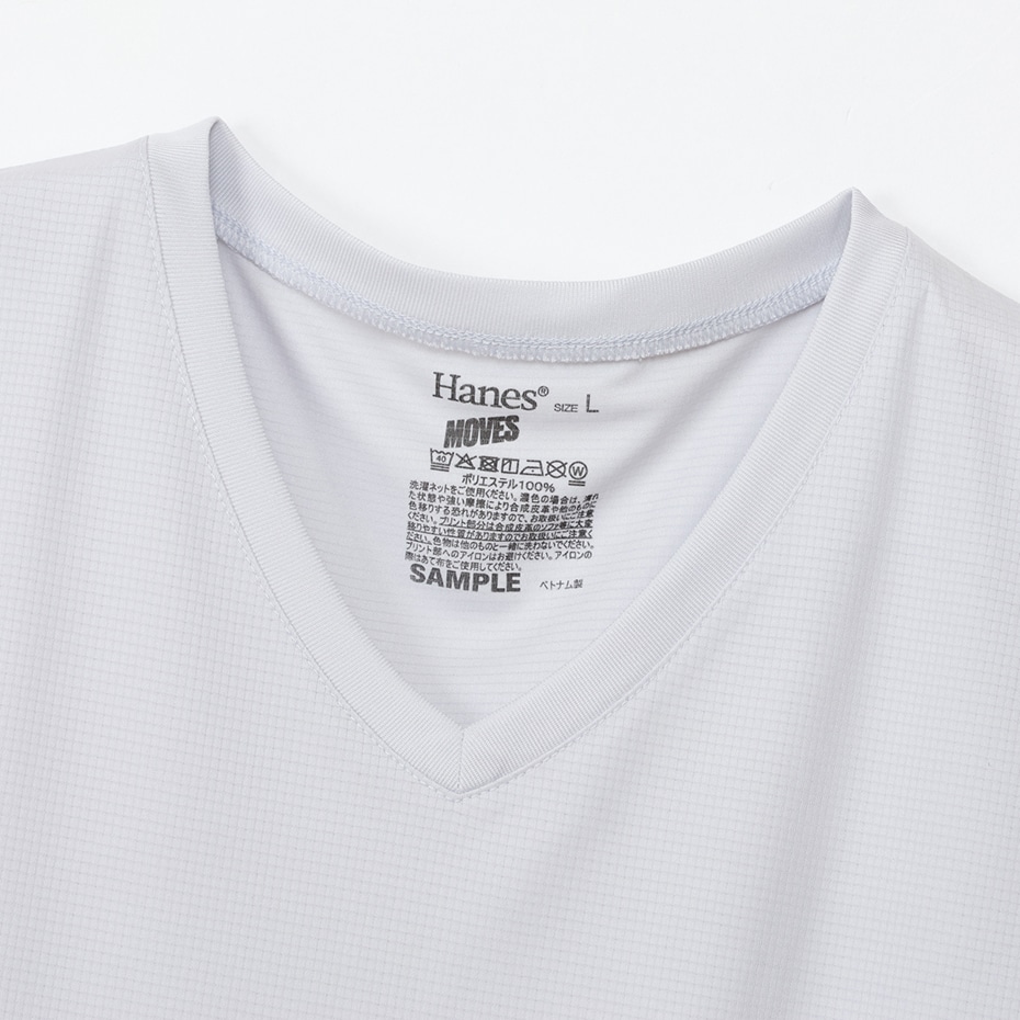 2P Hanes MOVES �X�N�G�A���b�V�� �X���[�u���XT�V���c 26SS �w�C���Y(HM3ED701)