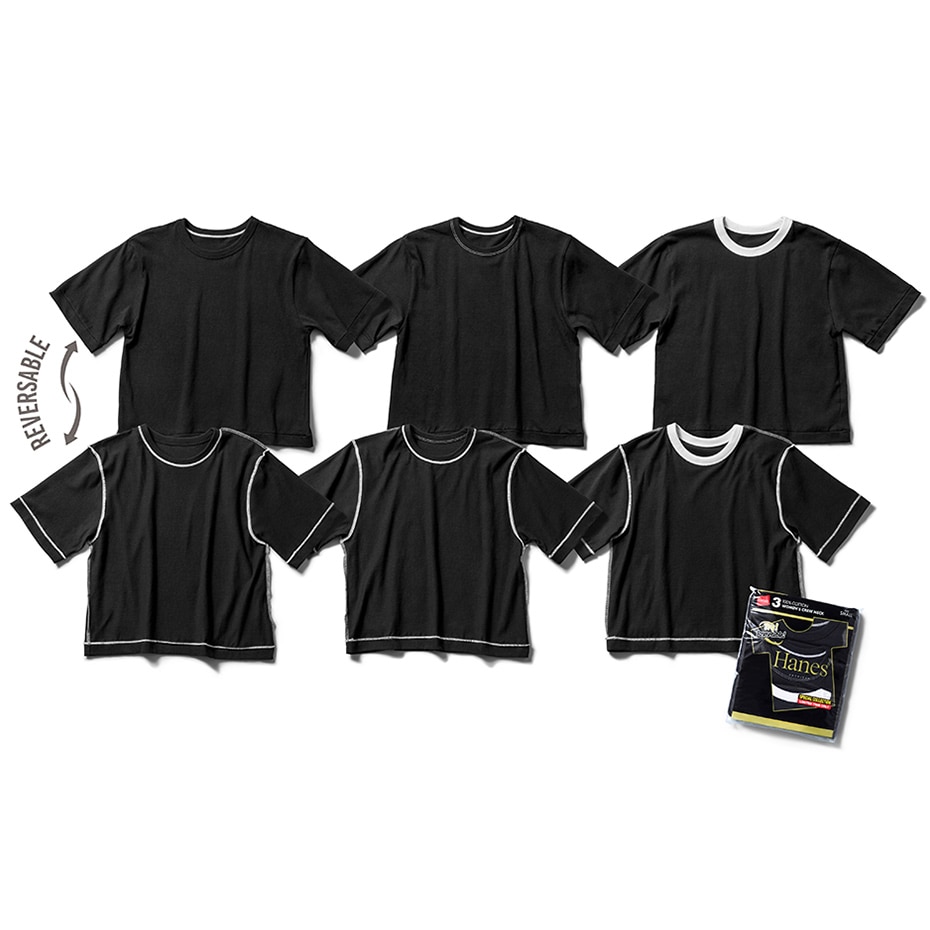 �ysize S �^�C�g�ȃt�B�b�g���ŒZ�߂̒���z3P���o�[�V�u���N���[�l�b�NT�V���c by THE DODO JEAN 26SS �w�C���Y(HW1-D702)