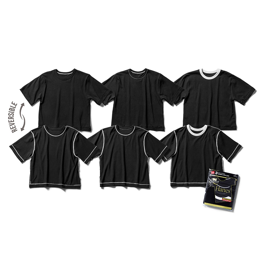 �ysize S �^�C�g�ȃt�B�b�g���ŒZ�߂̒���z3P���o�[�V�u���N���[�l�b�NT�V���c by THE DODO JEAN 26SS �w�C���Y(HW1-D702)