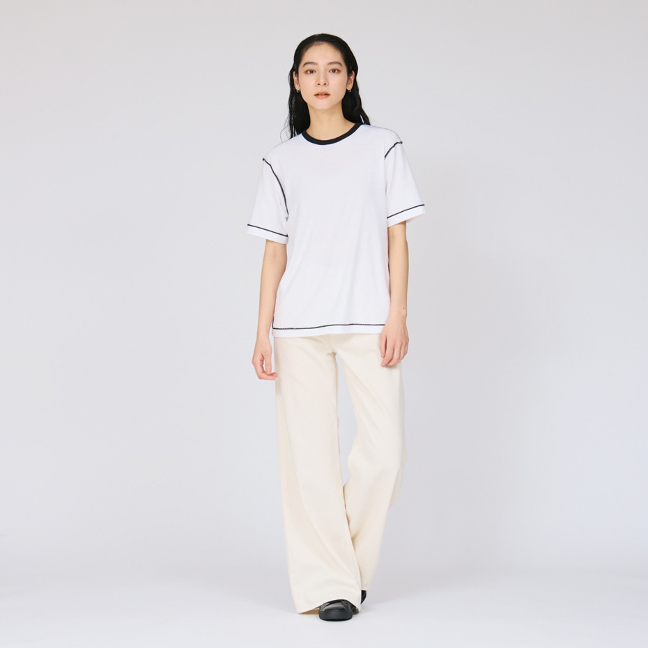 �ysize M �������A�����b�N�X���̂��钅�p���z3P���o�[�V�u���N���[�l�b�NT�V���c by THE DODO JEAN 26SS �w�C���Y(HW1-D702)