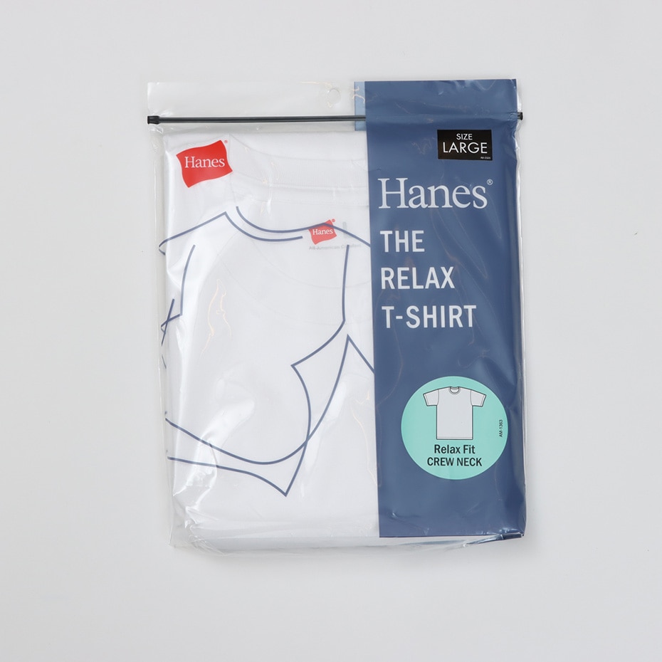 Hanes THE RELAX �����b�N�X�t�B�b�g �N���[�l�b�NT�V���c 26SS �w�C���Y(HM1-D204)