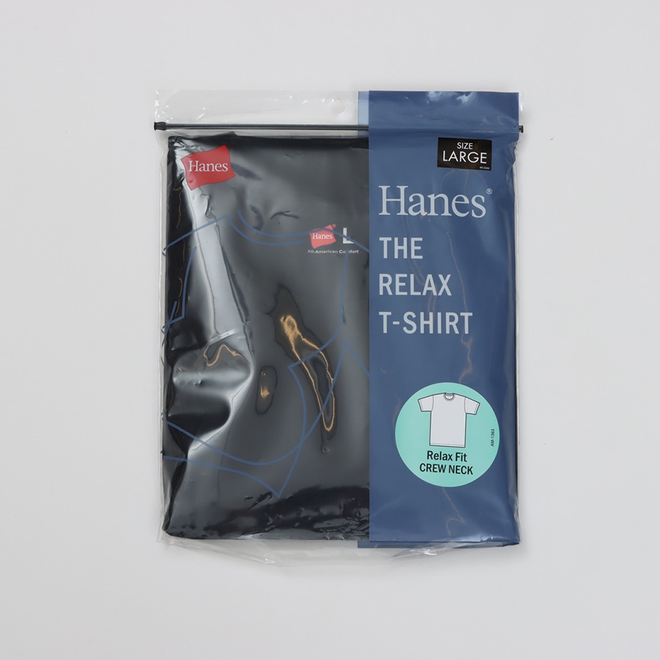 Hanes THE RELAX �����b�N�X�t�B�b�g �N���[�l�b�NT�V���c 26SS �w�C���Y(HM1-D204)