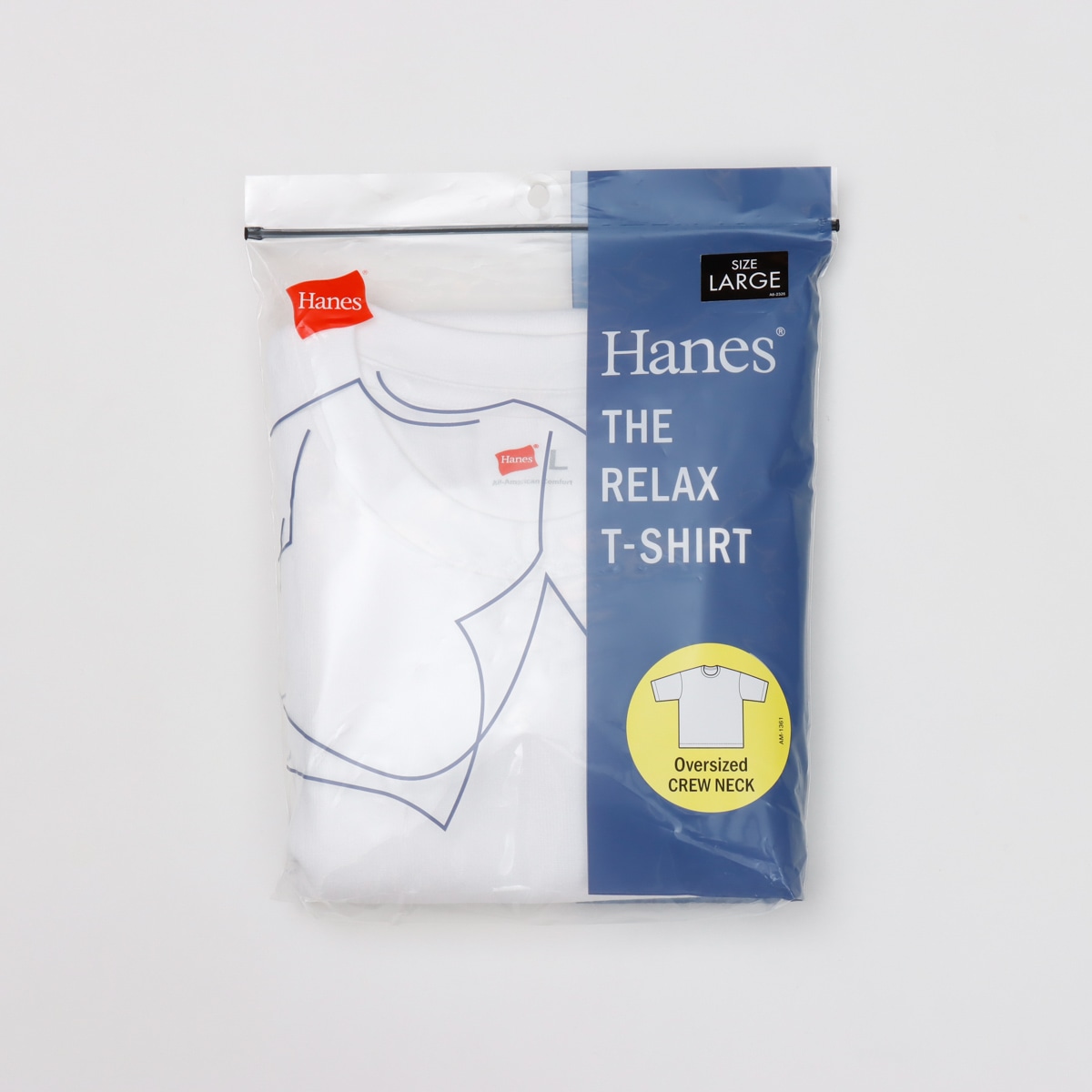 Hanes THE RELAX �I�[�o�[�T�C�Y�h �N���[�l�b�NT�V���c 26SS �w�C���Y(HM1-D206)