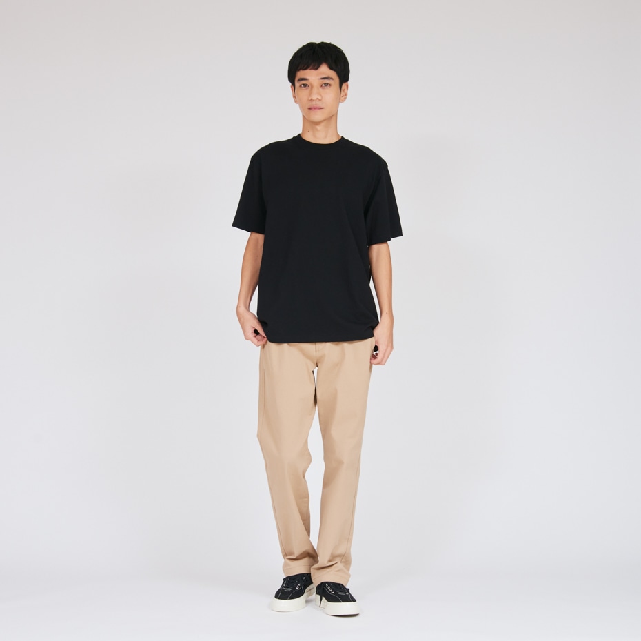 2���g Hanes T-SHIRTS SHIRO/KURO �N���[�l�b�NT�V���c 26SS �w�C���Y(HM1-D703)