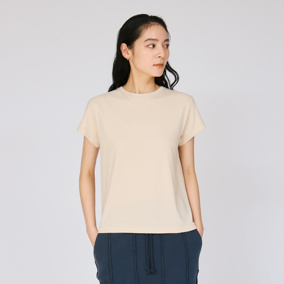 3P�N���[�l�b�NT�V���c by THE DODO JEAN 26SS �w�C���Y(HW1-D703)