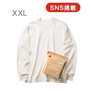 傫TCY Hanes T-SHIRTS SHIRO N[lbNOX[uTVc 25FW wCY(HM4-A201)