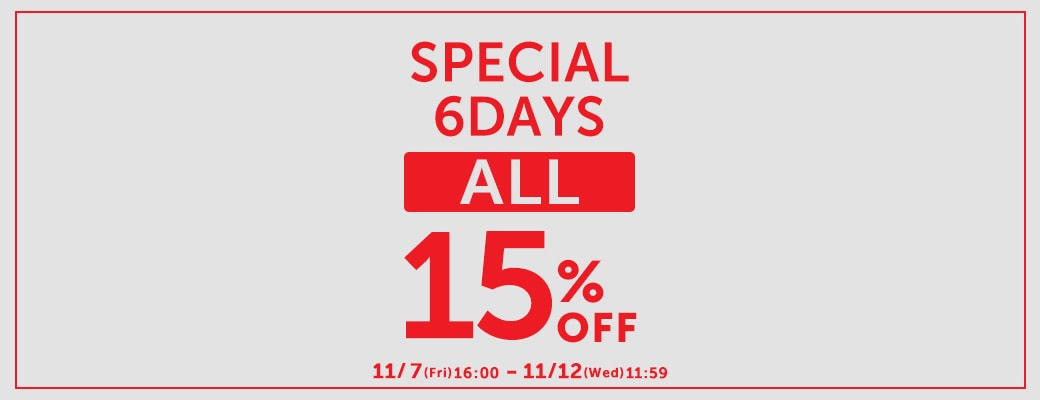 15%OFFN[|