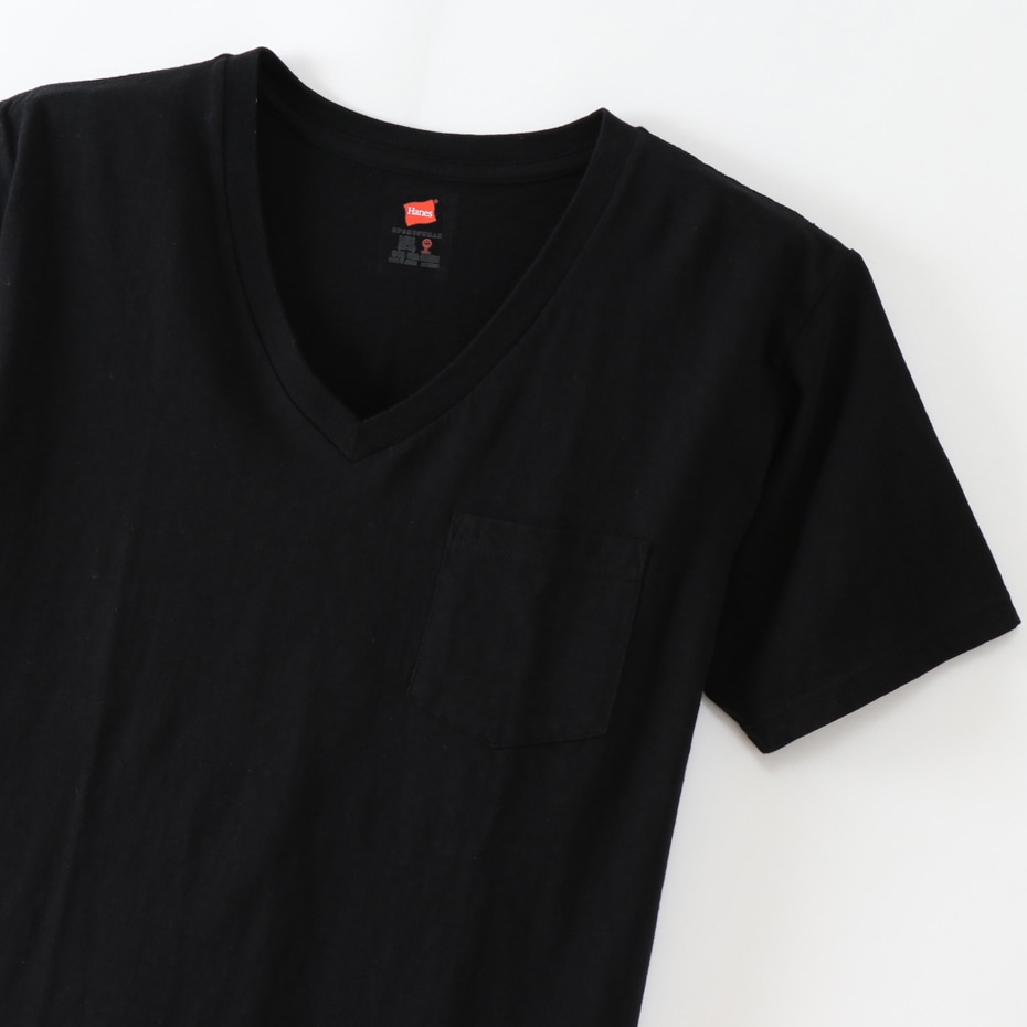 ポケット付きVネックTシャツ ヘインズスポーツウェア ヘインズ(H3-M311)