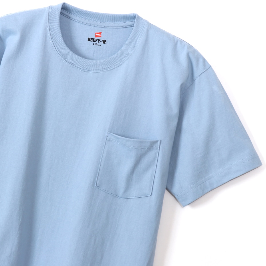 ビーフィーポケットTシャツ 19FW BEEFY-T ヘインズ(H5190)