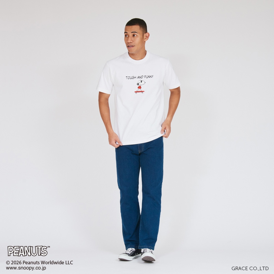 PEANUTS x BEEFY-T �N���[�l�b�NT�V���c 26SS BEEFY-T �w�C���Y(HM1-D002)