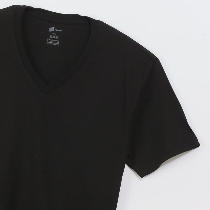 【3枚組】リングスパンVネックTシャツ 18SS グローバルバリューライン ヘインズ(HM1EG703)