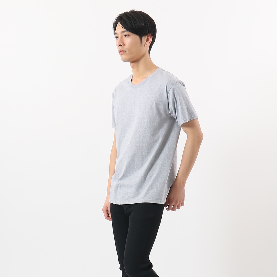 【3枚組】オープンエンドクルーネックTシャツ 20SS グローバルバリューライン ヘインズ(HM1EG751)