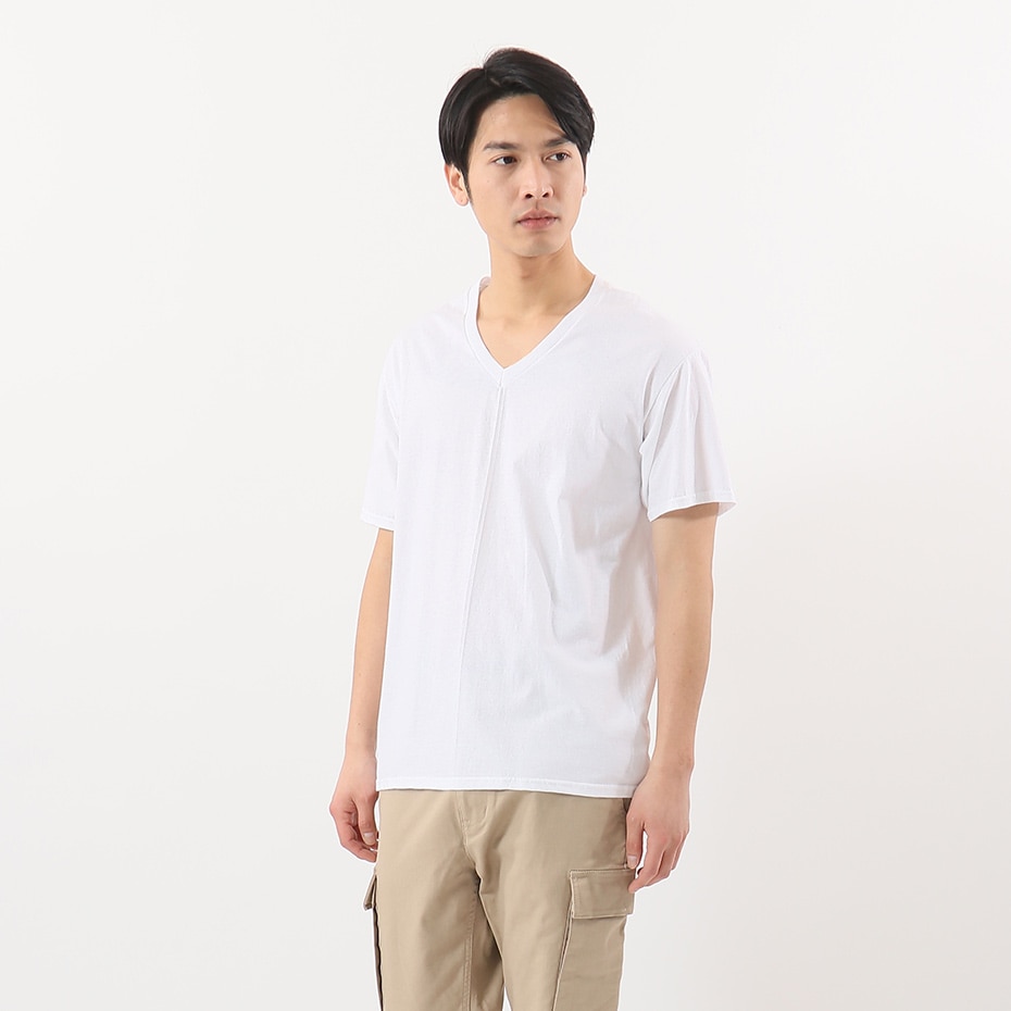 【3枚組】オープンエンドVネックTシャツ 19FW グローバルバリューライン ヘインズ(HM1EG753)