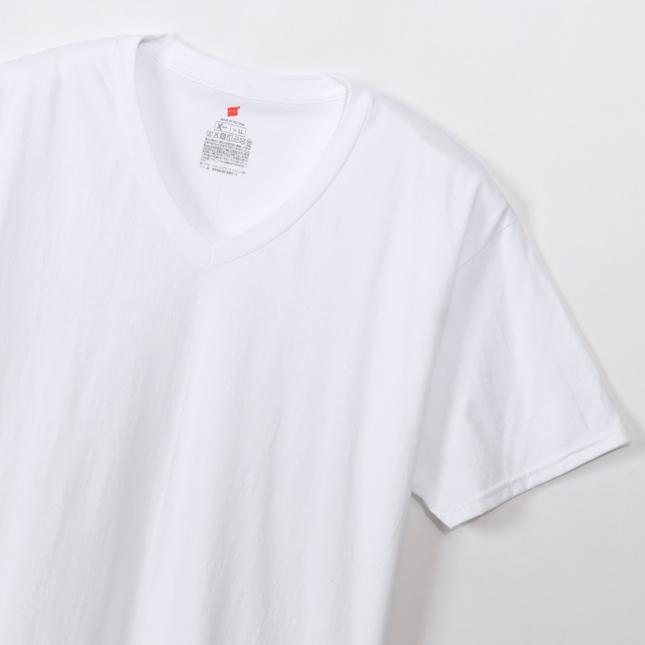 X-TEMP VネックTシャツ 19FW ヘインズ(HM1EM202)