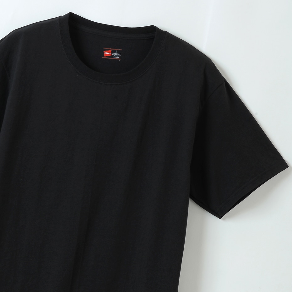 大きいサイズ【2枚組】ビジカジ魂 クルーネックTシャツ 18FW 魂シリーズ ヘインズ(HM1EN701K)