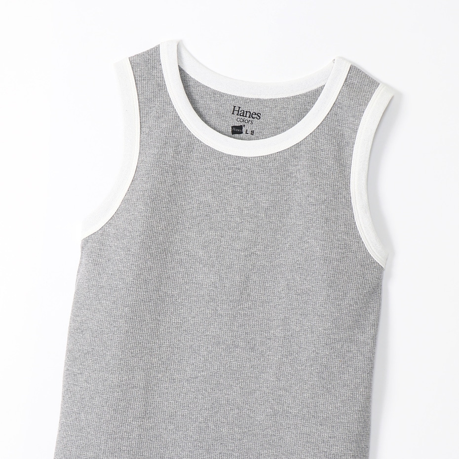 ワッフルタンクトップ 20SS Hanes colors ヘインズ(HM3-R101)