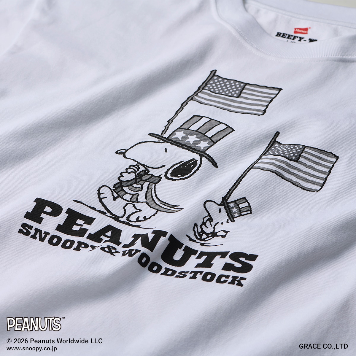 PEANUTS×BEEFY-T �����O�X���[�uT�V���c