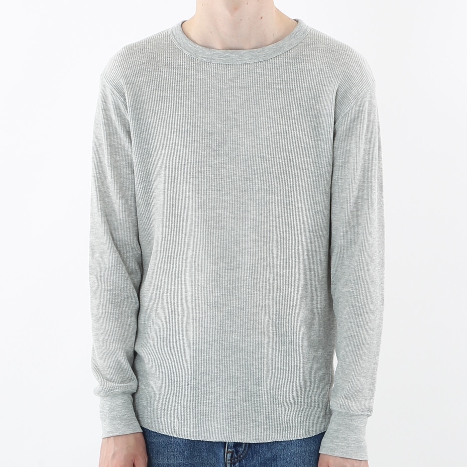 サーマルクルーネックロングスリーブTシャツ 17FW ヘインズ(HM4-G501)