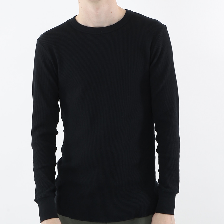 サーマルクルーネックロングスリーブTシャツ 17FW ヘインズ(HM4-G501)