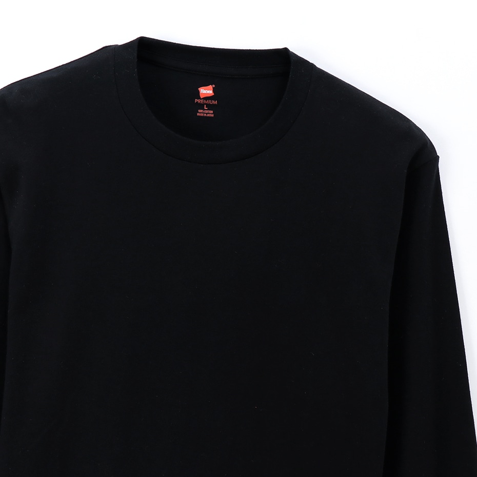 ヘインズ プレミアム クルーネック ロングスリーブ スエードニット 19FW PREMIUM ヘインズ(HM4-Q001)
