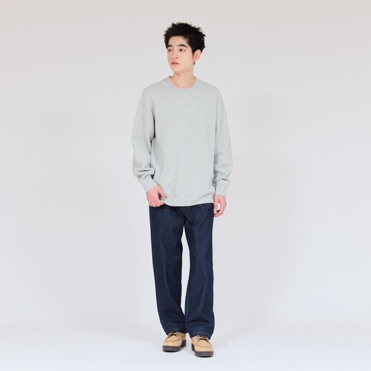Hanes SWEATS MOKU �N���[�l�b�N�X�E�F�b�g�V���c