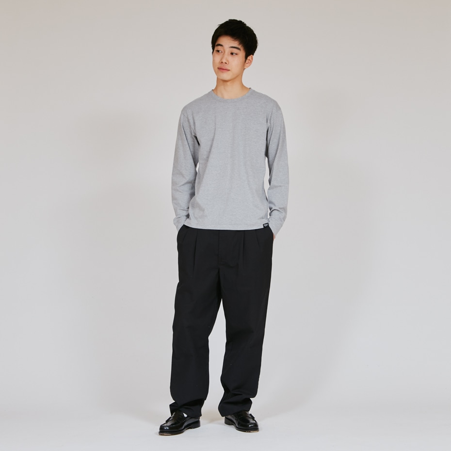 リングスパンコットンロングスリーブTシャツ 25FW ヘインズ(HM4EC201)