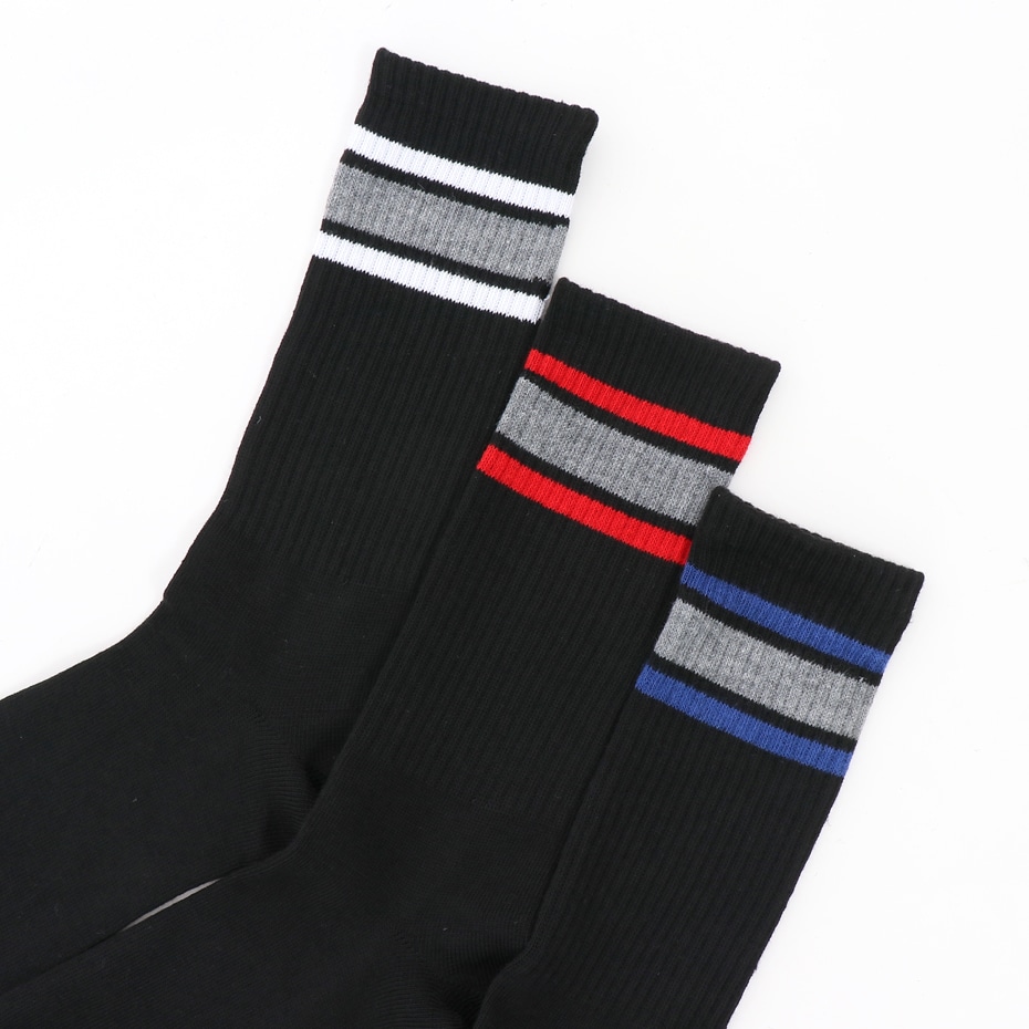3足組 フルレングスソックス ライン【ノンパイル】 18FW ヘインズ(HMSCK009S)