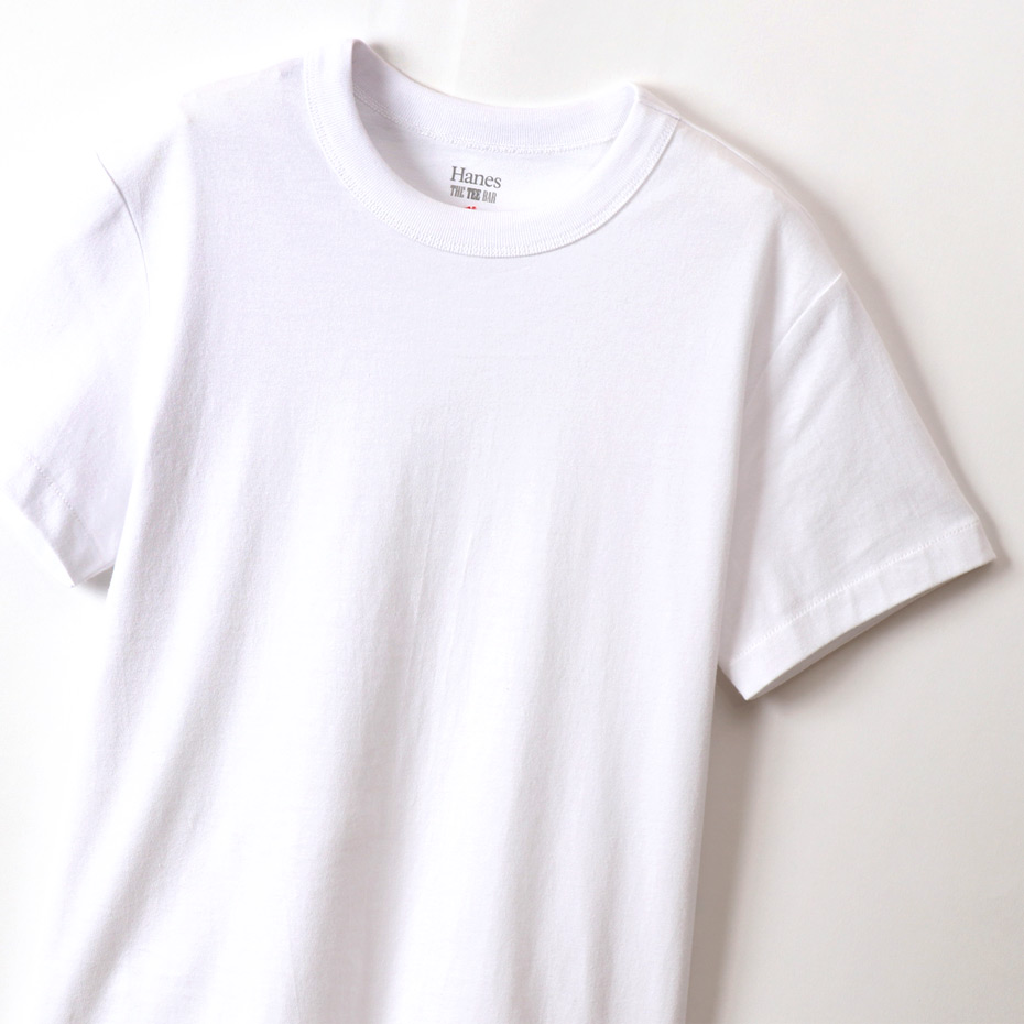 ウィメンズ コンパクトフィットTシャツ Hanes THE TEE BAR ヘインズ(HW1-R202)