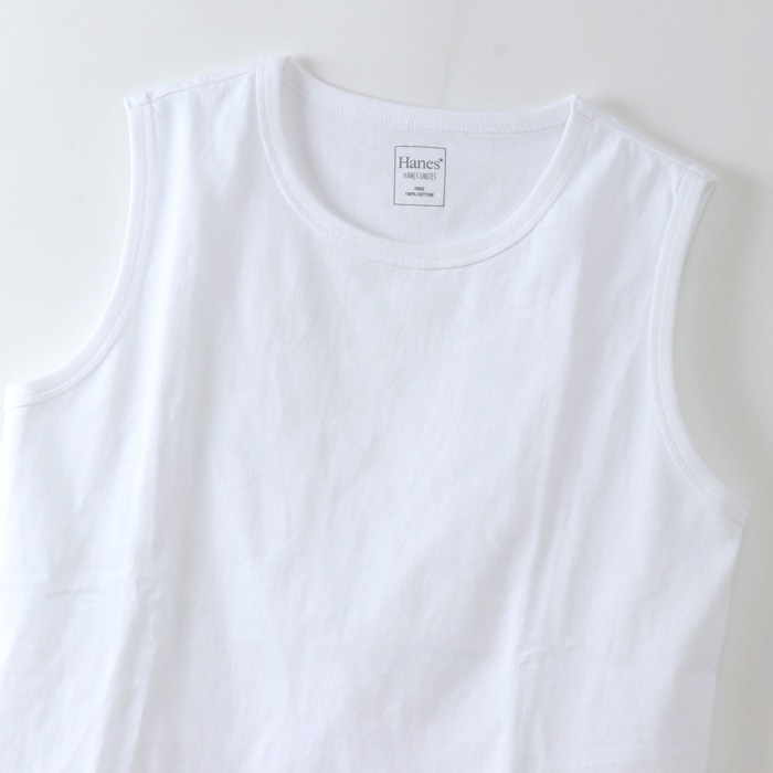ウィメンズ スリーブレスTシャツ 19SS Hanes Undies ヘインズ(HW3-M201)