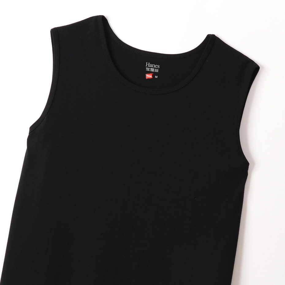 ウィメンズ スリーブレスTシャツ Hanes THE TEE BAR ヘインズ(HW3-R203)