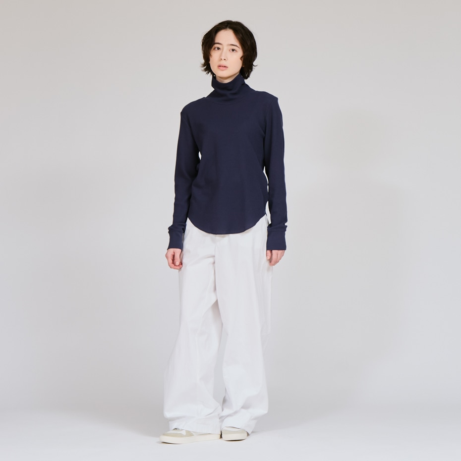 Hanes originals ワッフルタートルネックロングスリーブTシャツ 25FW ヘインズ(HW4-C502)