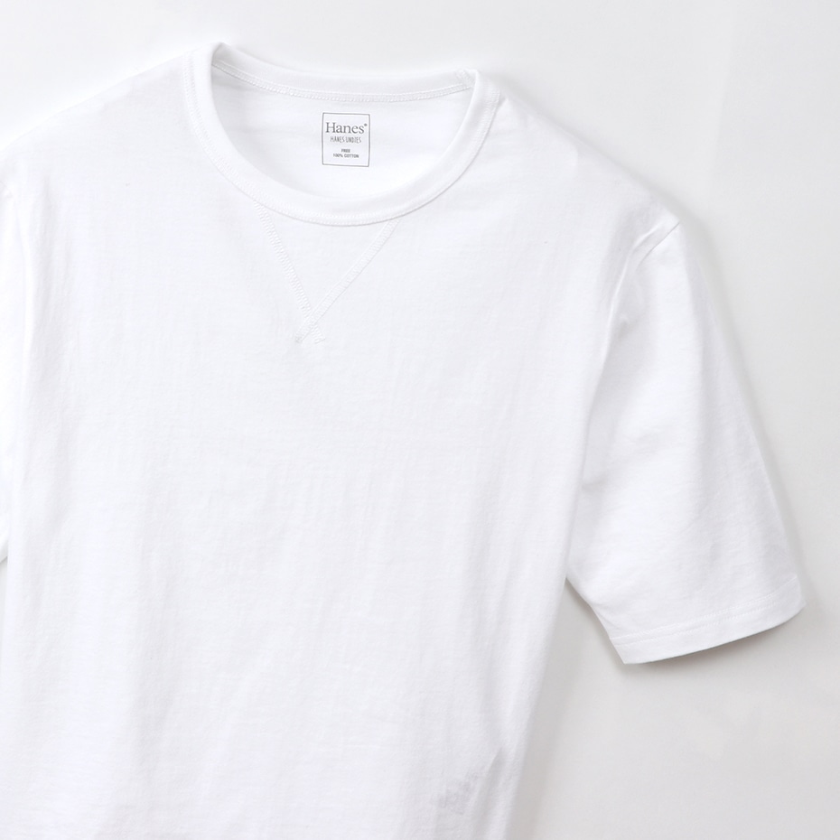 ウィメンズ Elbow-length 【5分丈】 Tシャツ 19SS【春夏新作】Hanes Undies ヘインズ(HW4-P201)