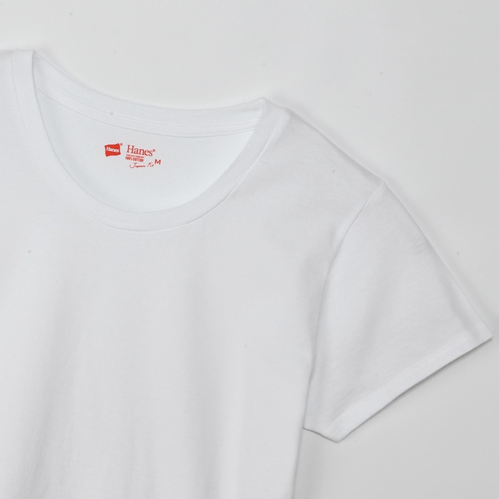 ウィメンズ ジャパンフィット【2枚組】クルーネックTシャツ 18FW Japan Fit for HER ヘインズ(HW5110)
