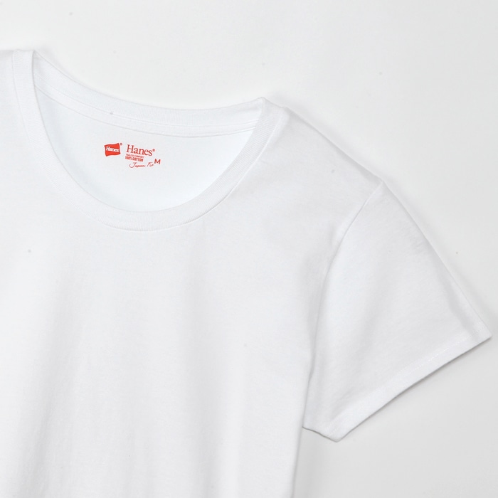 ウィメンズ ジャパンフィット【2枚組】クルーネックTシャツ 18FW Japan Fit for HER ヘインズ(HW5120)