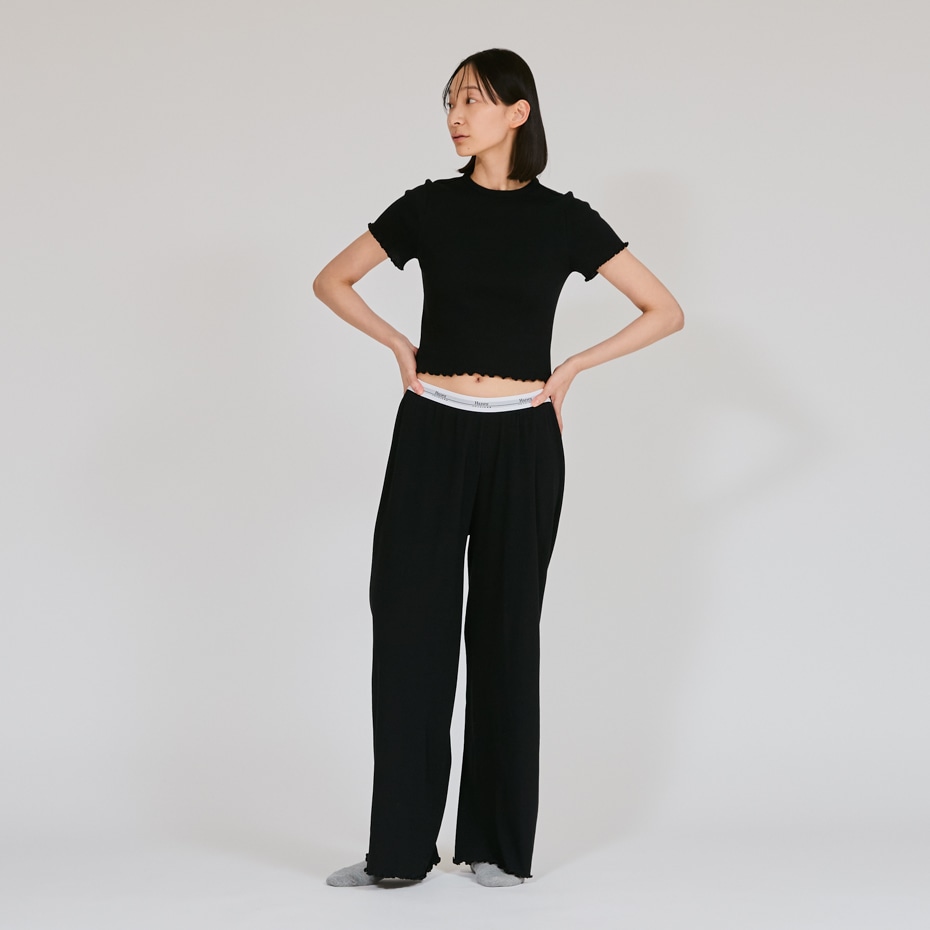 Hanes originalsロングワイドパンツ by THE DODO JEAN 25FW ヘインズ(HW9-C101)
