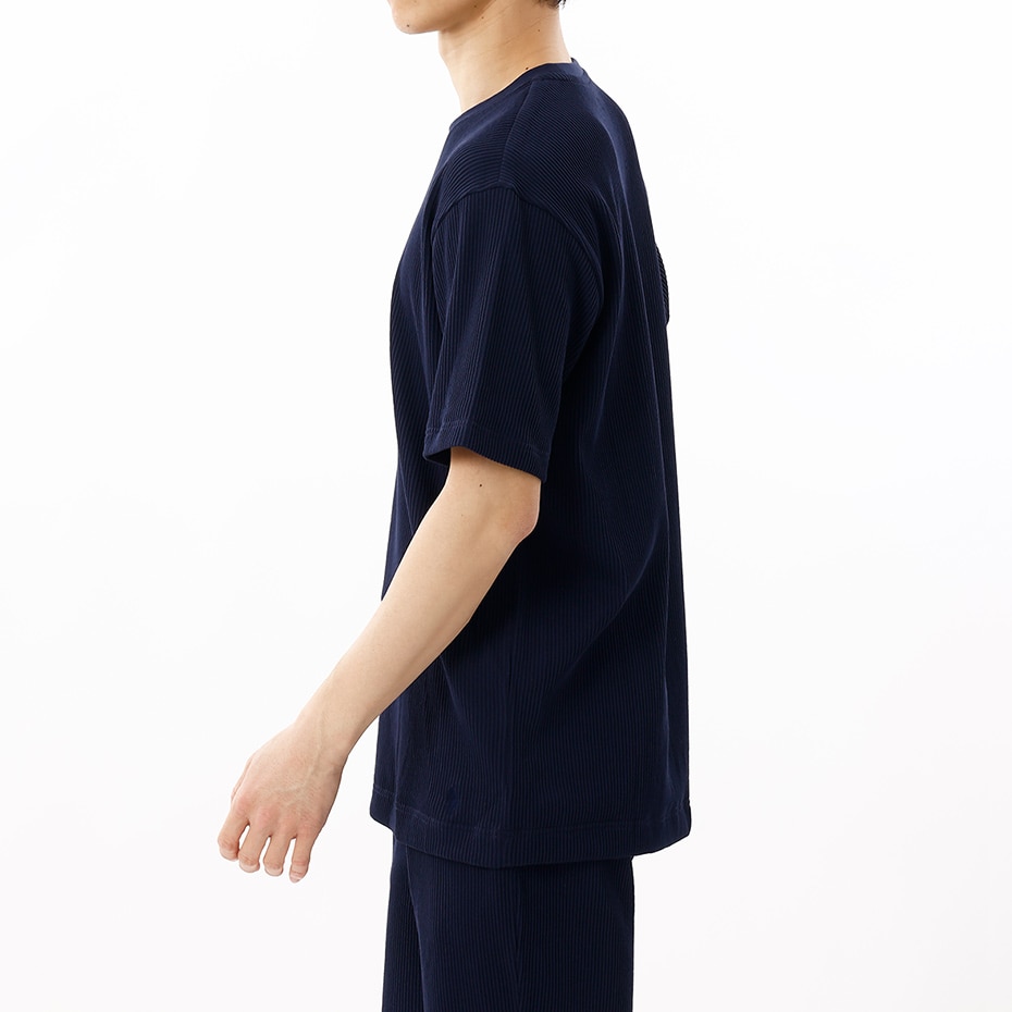ニットシアサッカー クルーネック 25SS ポロ ラルフ ローレン (RM8-B207)