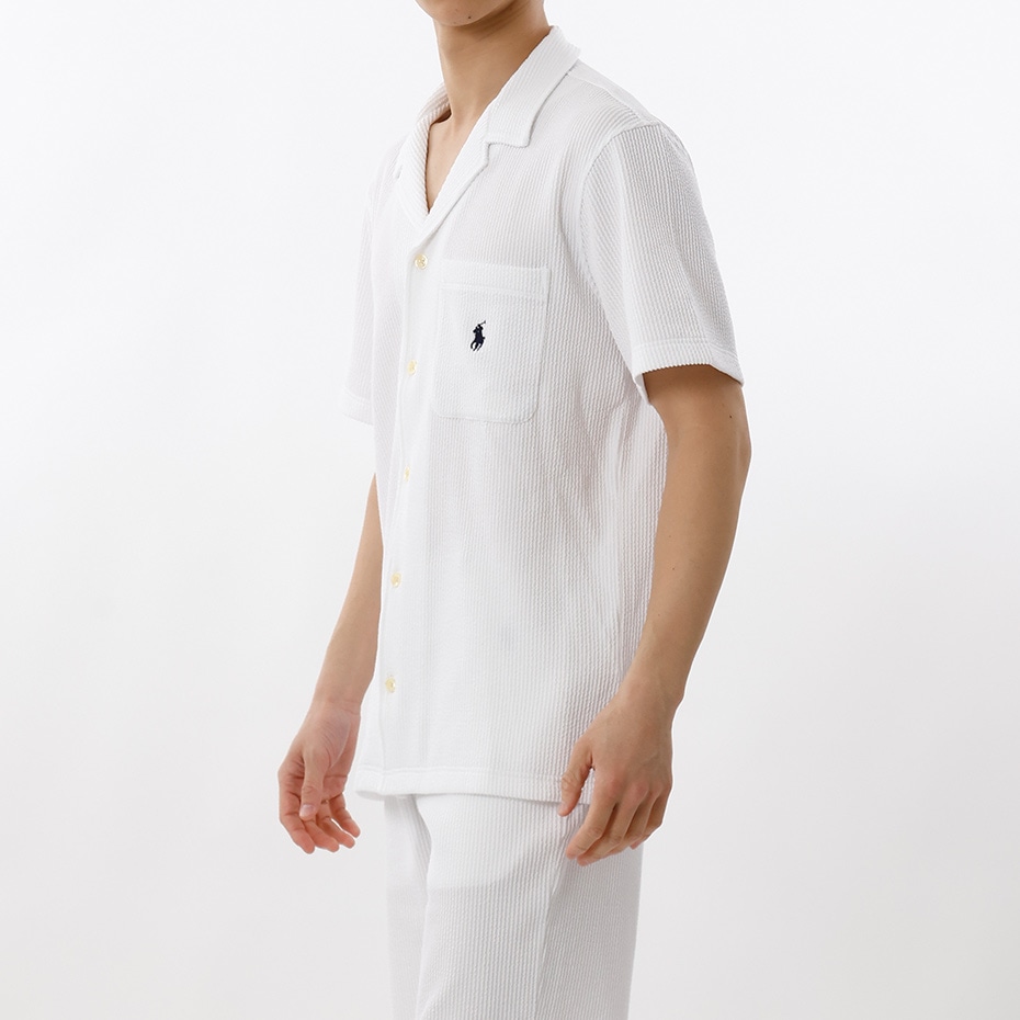 ニットシアサッカー PJトップ 25SS ポロ ラルフ ローレン (RM8-B208)