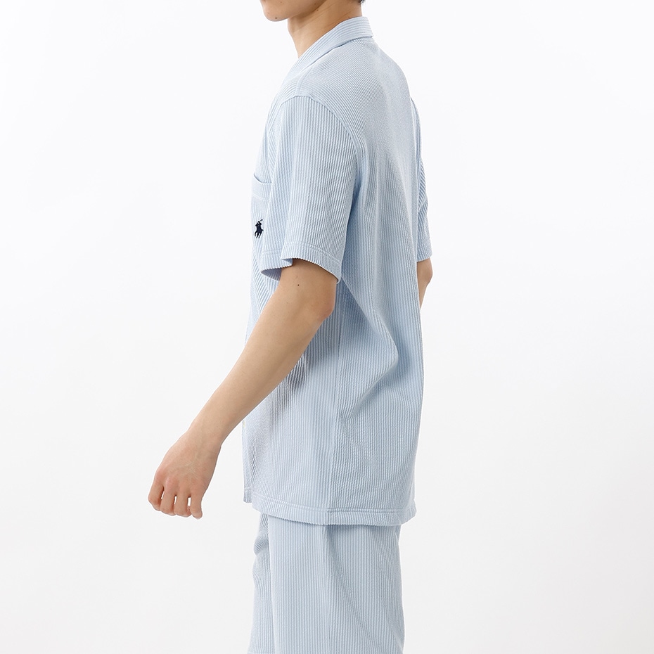 ニットシアサッカー PJトップ 25SS ポロ ラルフ ローレン (RM8-B208)