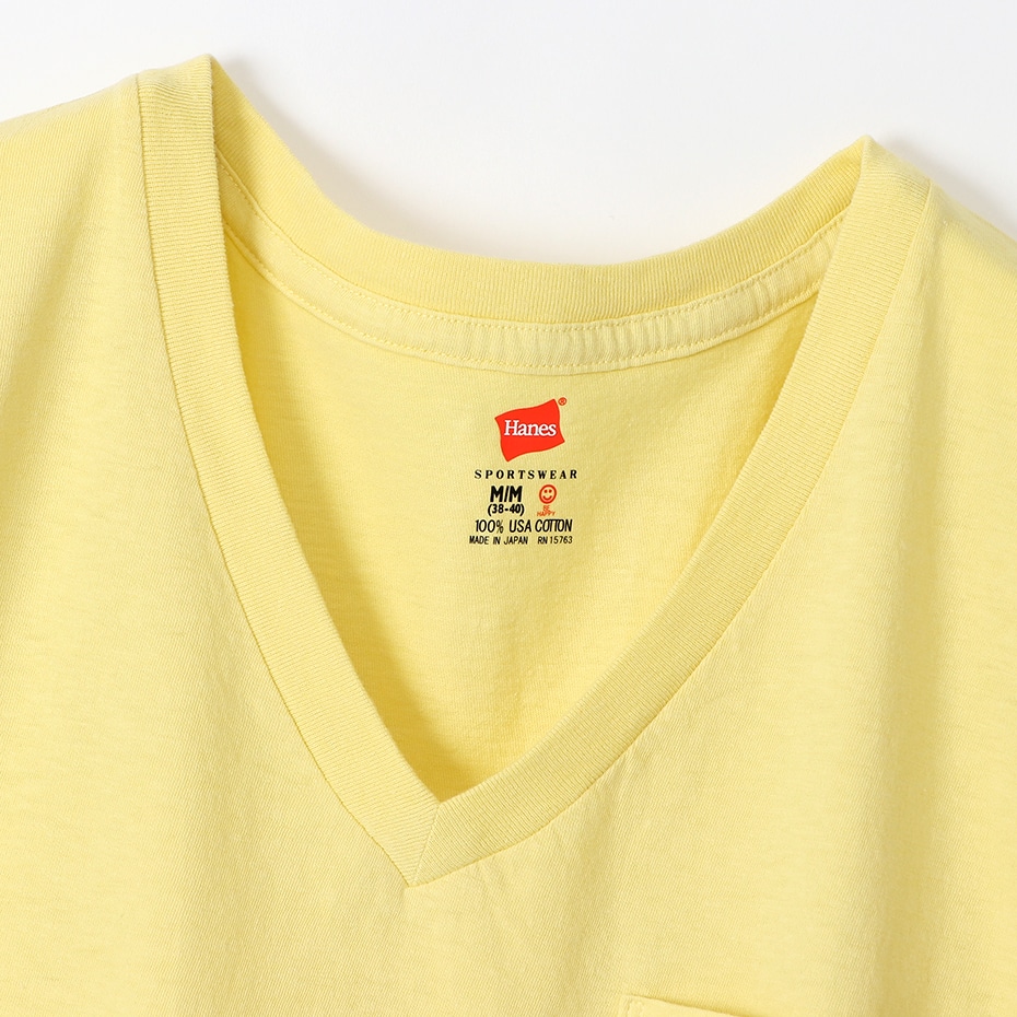 ポケット付きVネックTシャツ ヘインズスポーツウェア ヘインズ(H3-M311)