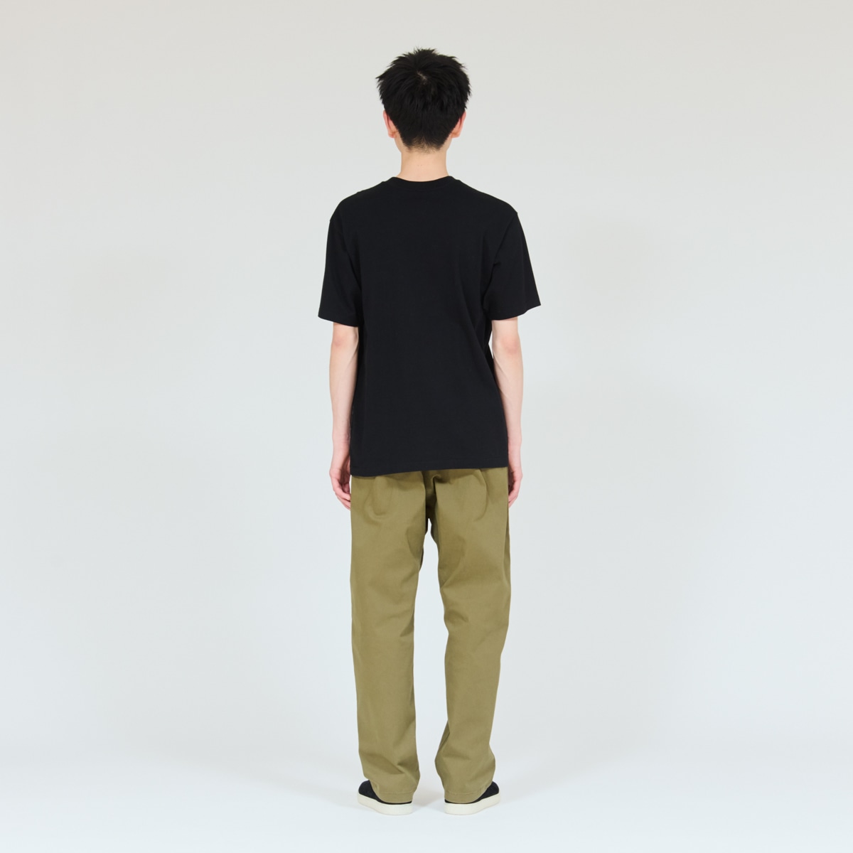 2P Hanes T-SHIRTS KURO �N���[�l�b�NT�V���c