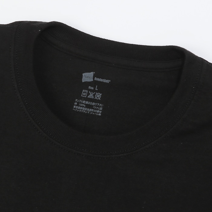 【3枚組】リングスパンクルーネックTシャツ 18SS グローバルバリューライン ヘインズ(HM1EG701)