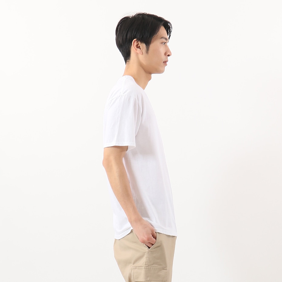 【3枚組】オープンエンドVネックTシャツ 19FW グローバルバリューライン ヘインズ(HM1EG753)