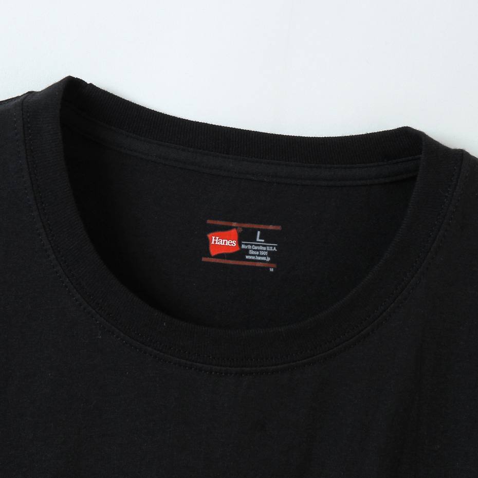 【2枚組】ビジカジ魂 クルーネックTシャツ 18FW 魂シリーズ ヘインズ(HM1EN701)