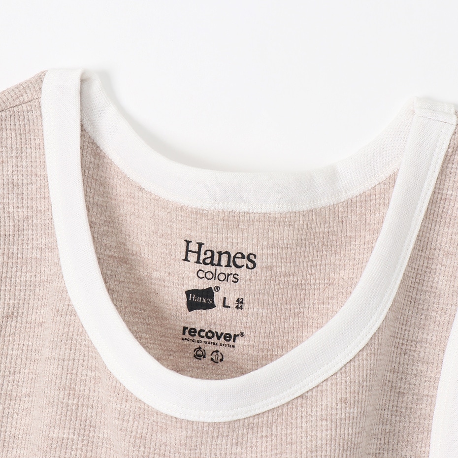 ワッフルタンクトップ 20SS Hanes colors ヘインズ(HM3-R101)