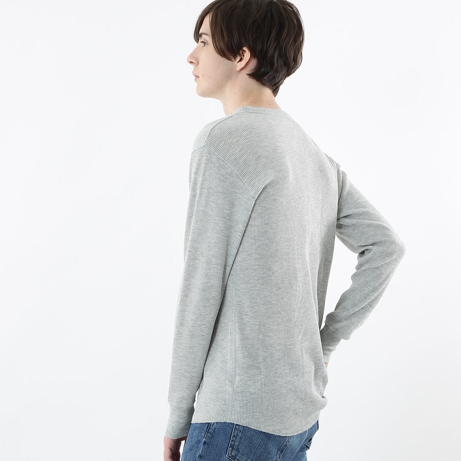 サーマルクルーネックロングスリーブTシャツ 17FW ヘインズ(HM4-G501)