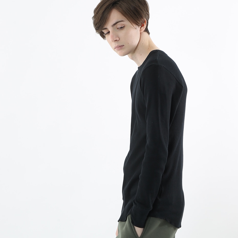 サーマルクルーネックロングスリーブTシャツ 17FW ヘインズ(HM4-G501)