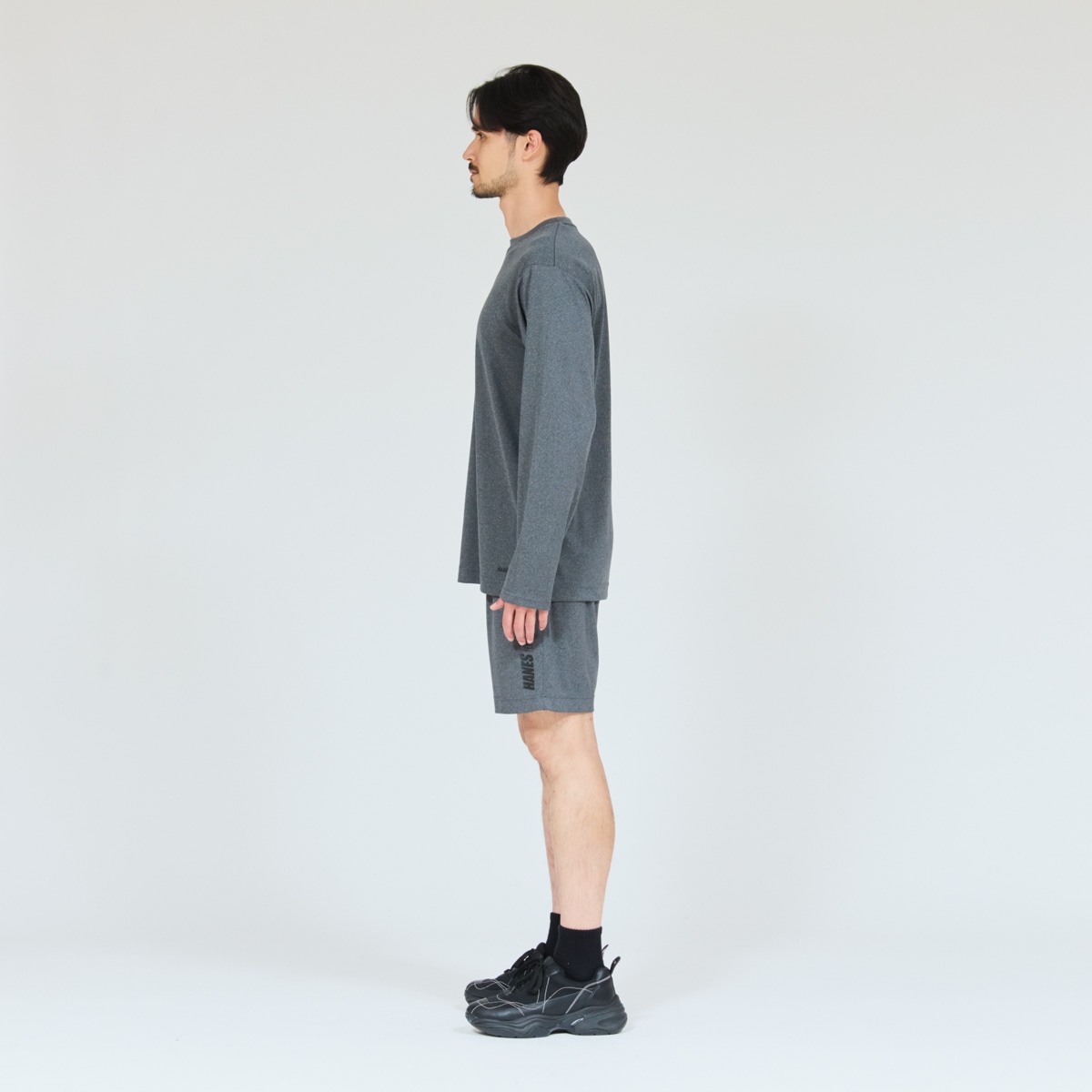 Hanes MOVES�n�j�J�����b�V�� �N���[�l�b�N�����O�X���[�uT�V���c